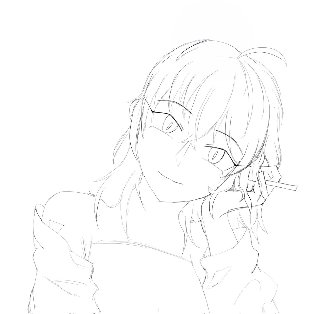 Starysen's tweet photo. Posting old art, I just love rion https://t.co/mIUX1BLD9Y