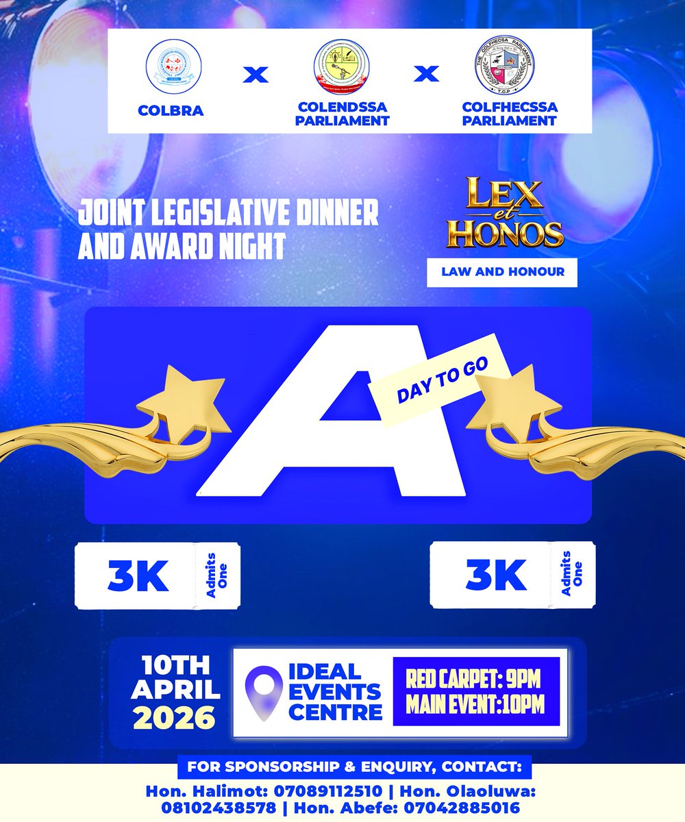 9th Assembly COLBRA, FUNAAB tweet media