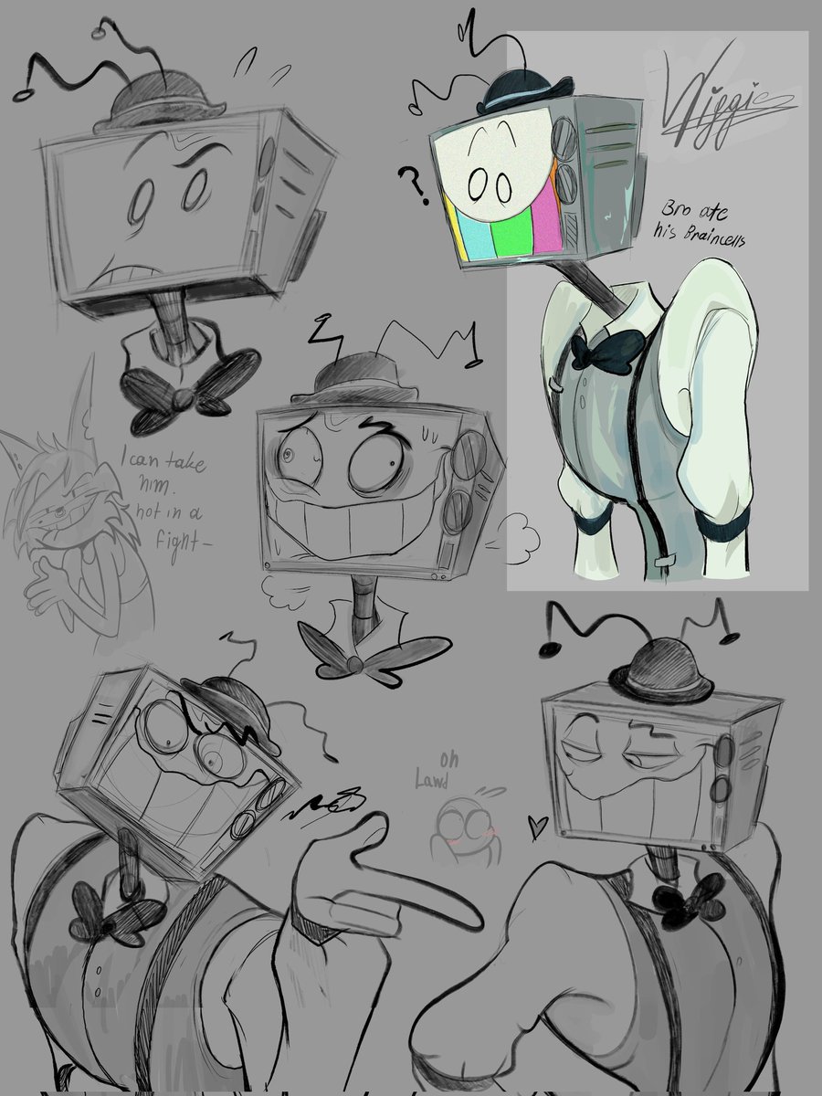 StickieWiggie's tweet image. Mr Puzzles study doodles I drew a while back. 
#MrPuzzles #SMG4 #SMG4mrpuzzles