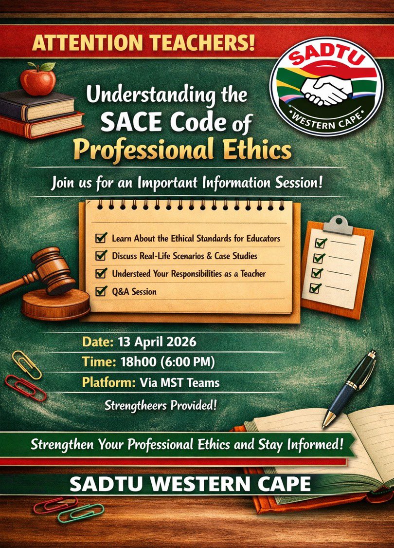 SADTU Western Cape tweet media