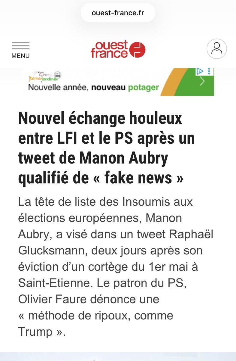 VLautard's tweet image. .@ManonAubryFr a fait 14 tweets pour exiger des journalistes qu’ils suppriment leurs posts et s’excusent auprès de Rima Hassan mais quand Mme Aubry diffuse une fake news sur Glucksmann, elle ne supprime rien et ne s’excuse pas. 
Et chez LFI, ils adorent diffuser des fake news !