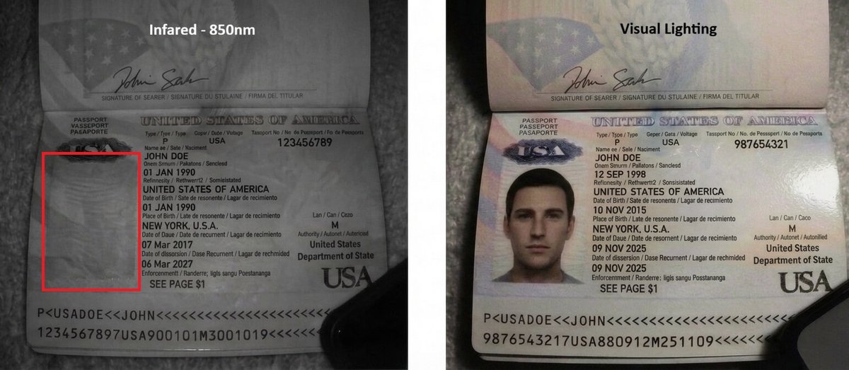 Your ID verification probably only analyzes visible light. Ours doesn't stop there.

A fake passport's photo stays visible under infrared. A real one vanishes. We catch the difference instantly.
🔬 trustswiftly.com/blog/multi-spe…