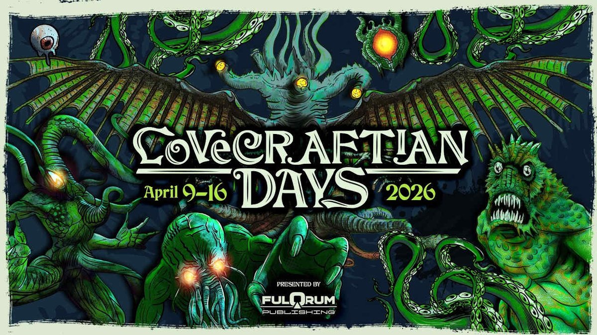 TheGamersTemple's tweet image. The Lovecraftian Days event is now live on Steam, and will run through April 16th. #games #SteamGames #Lovecraft #HPLovecraft gamerstemple.com/news/2026/04/0…
