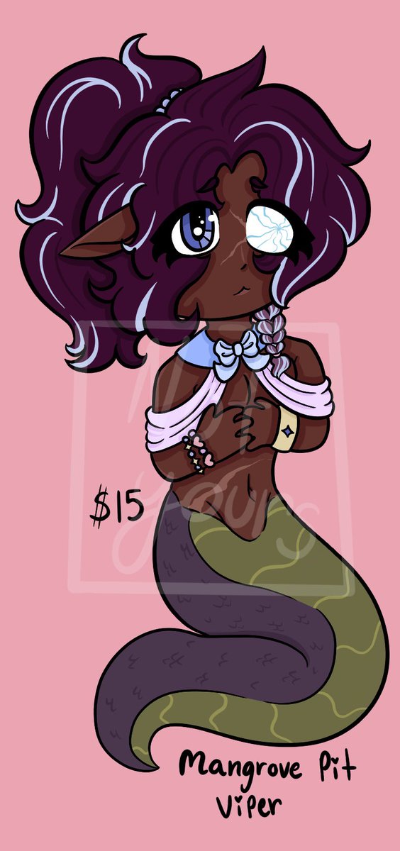 Ball_piit's tweet photo. I made a batch of Chibi naga adopts!!

All are open for $15 each
Payment through cashapp or PayPal

By buying these adopts you:
- Gain all rights to the characters
- Cannot use them for ai purposes https://t.co/BEWcSCnik8