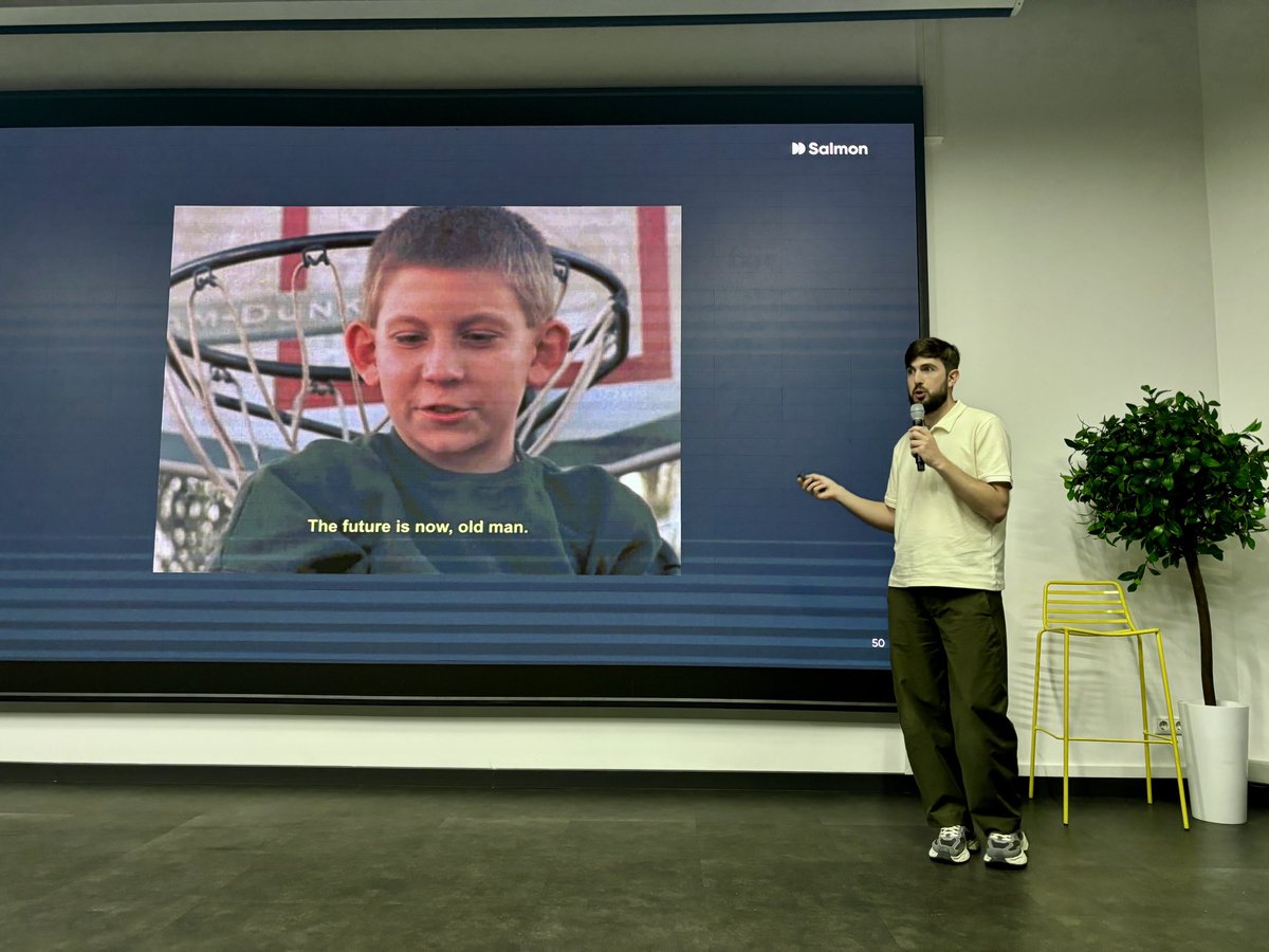 iosartem's tweet photo. I did it! Just gave a talk about agentic coding. Thanks to everyone who came, and special thanks to the organizers
@drugoi_dev 😉 https://t.co/haNDqYAwQq
