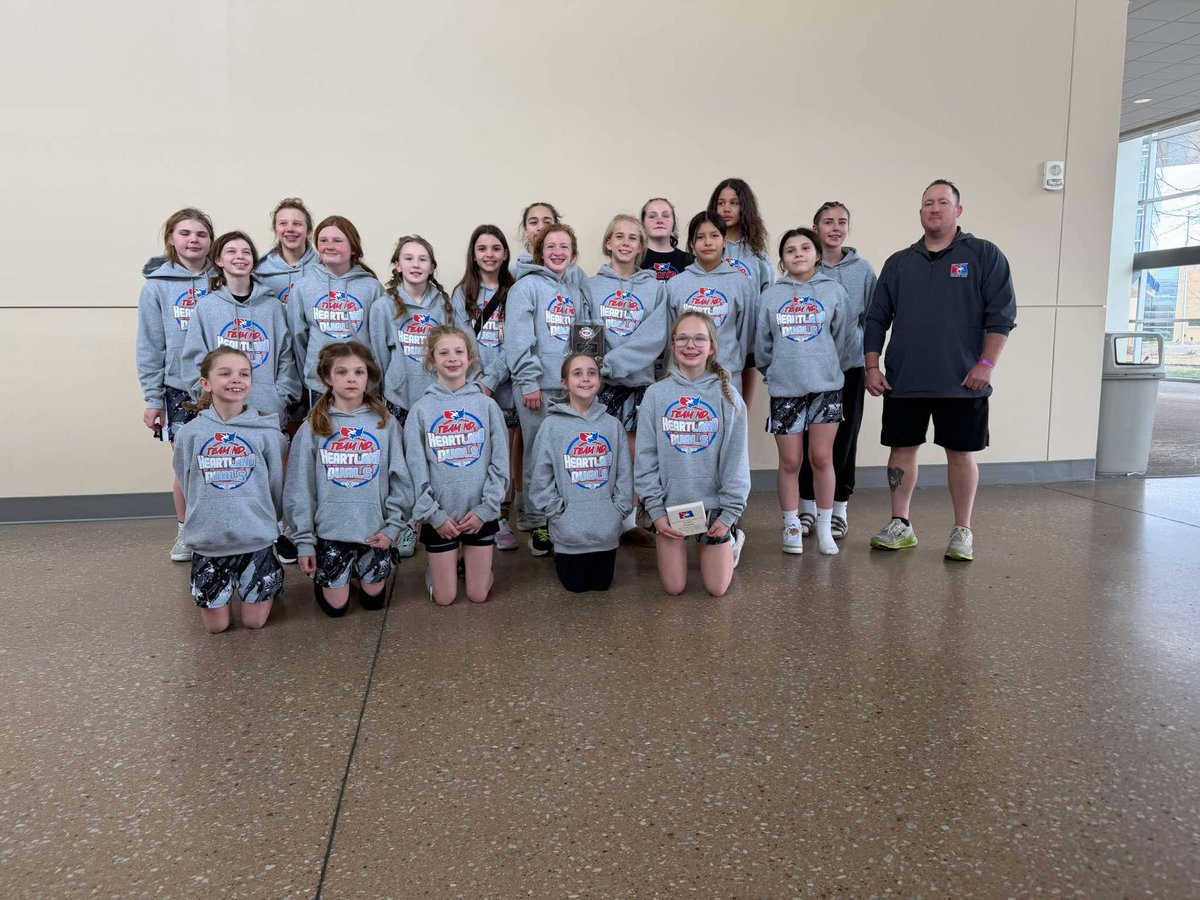 2026 Heartland Duals Girls Team:

ND Blue: Platinum 3rd Place
All-Americans: Cora Sorenson Tenley Michel
MVP: Cora Sorenson
Mat Beast: Tenley Michel
Heart Award: Brinley Johnson

ND Red: Gold 2nd Place
MVP: Talley Michel
Mat Beast: Elizabeth Sott
Heart Award: Anistyn Sorensen
