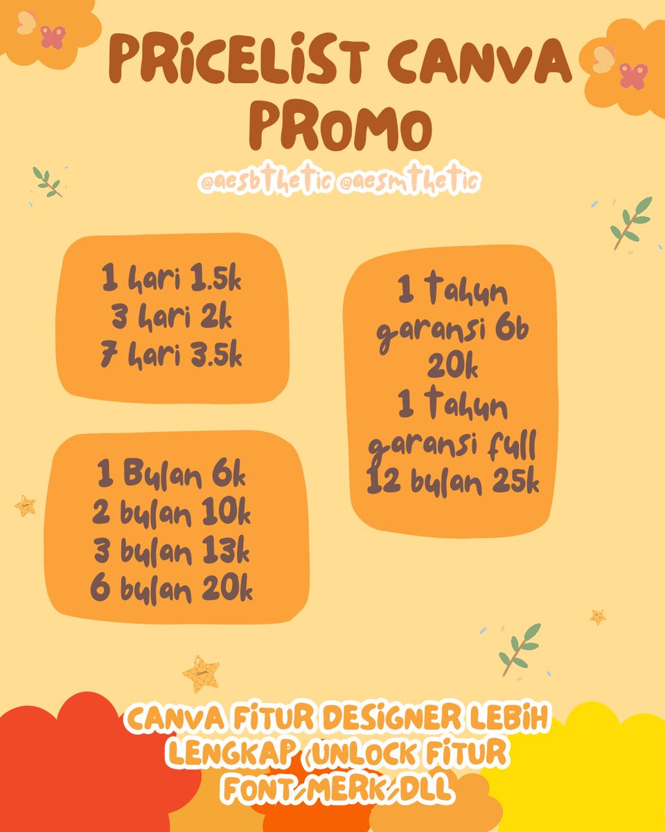 stuffaestheticc's tweet photo. @cloooudyyyyyy Ada Kaka WAN 6k aja ya sebulannya fastt 🩷✨ https://t.co/VtwrAFGsE4