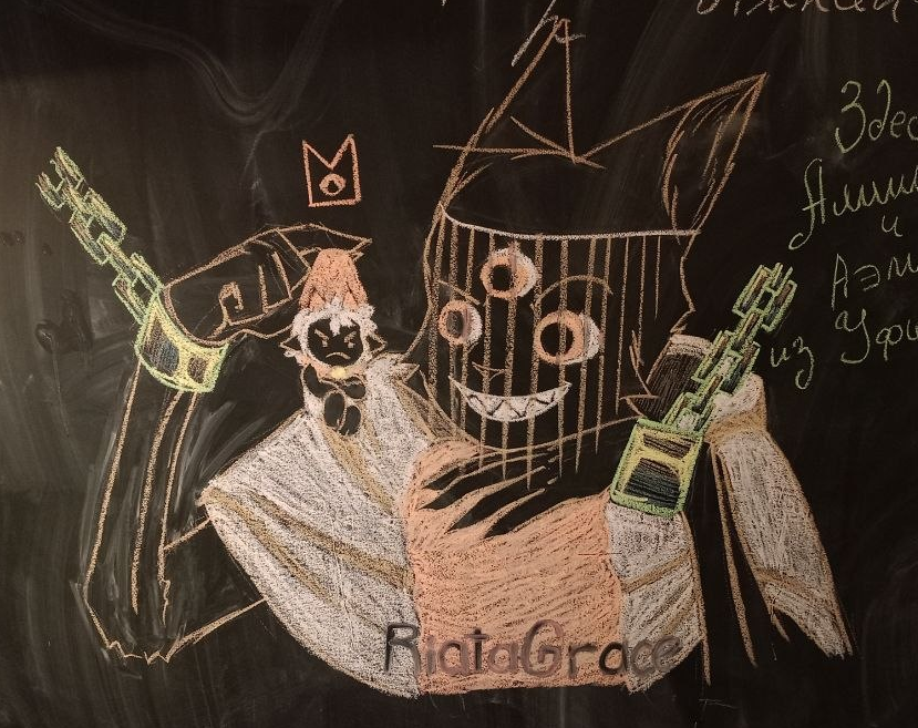 RiataGrace's tweet photo. they wiped the wall, so I came there again to draw Narinder this time :D
#cotl #cultofthelamb #cotlnarinder #cotllamb #myart https://t.co/Ncxgu9klz5