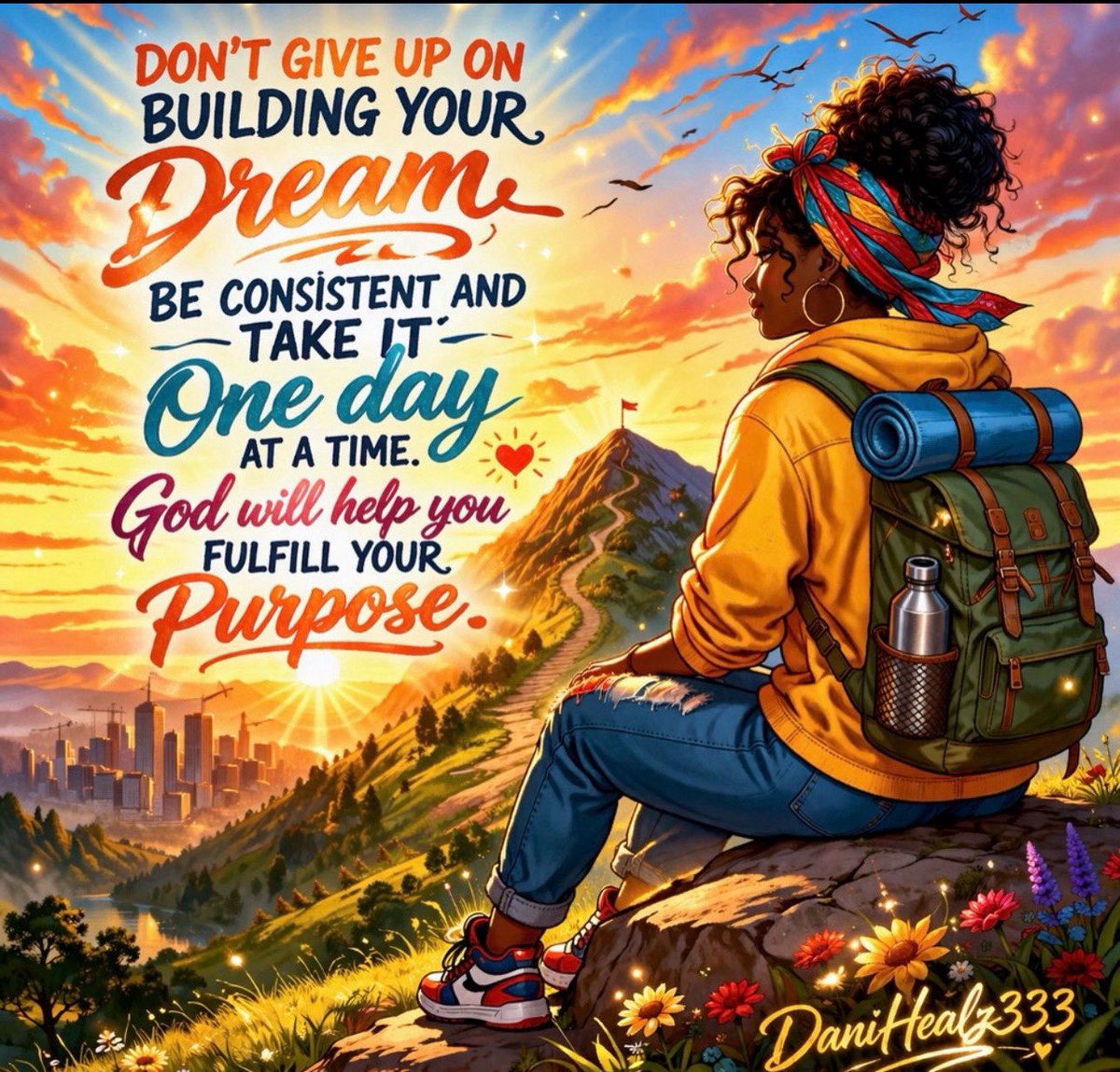DaniHealz333's tweet image. 💛🙏🏼💛💫✨Your goals/vision doesn’t have to make sense to anyone but God &amp;amp; Self. Try your best to stay consistent &amp;amp; focused. Keep going don’t quit on building your dream. Push through even when you feel discouraged, get back up when you fall~ #message #encouragement #vision