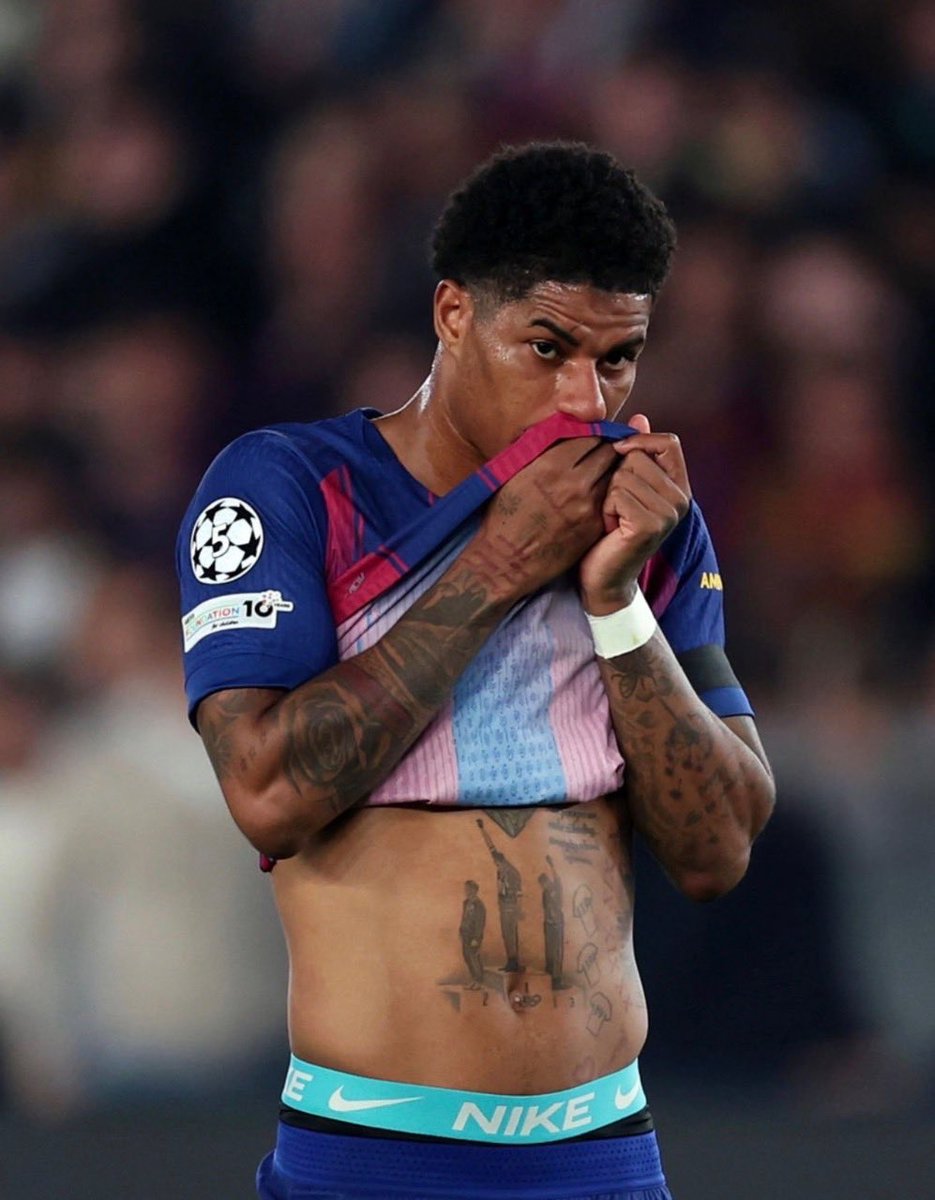 Marcus Rashford Without Kit Marcus Rashford last night 🫦♠️🏴