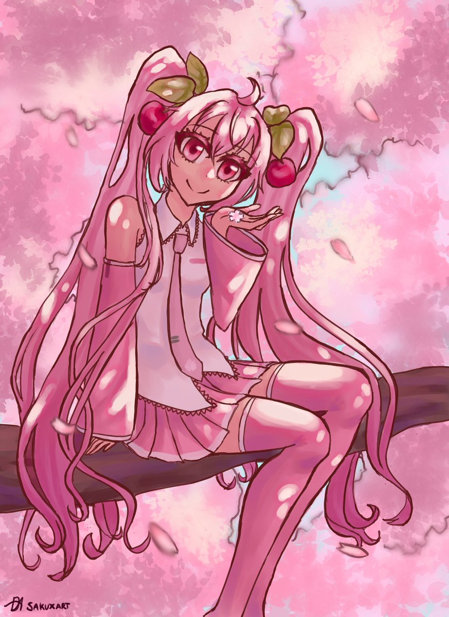 sakuxart's tweet photo. 🌸Sakura Miku🌸

#初音ミク #HatsuneMiku #fanart https://t.co/3FH8eb8P1l