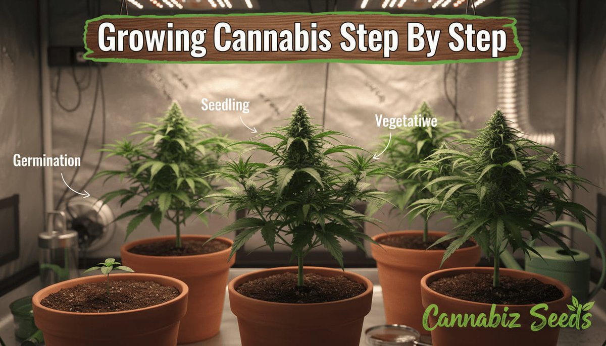 New to growing? 🌿 The cannabis lifecycle has 4 main stages:

Germination 🌱 (The Start)

Seedling 🍃 (The Foundation)

Vegetative 📈 (The Growth)

Flowering 🌸 (The Reward)

Master each stage to level up your harvest!

cannabizseed.com/cannabis-growt…

#weed #marijuana #growyourown