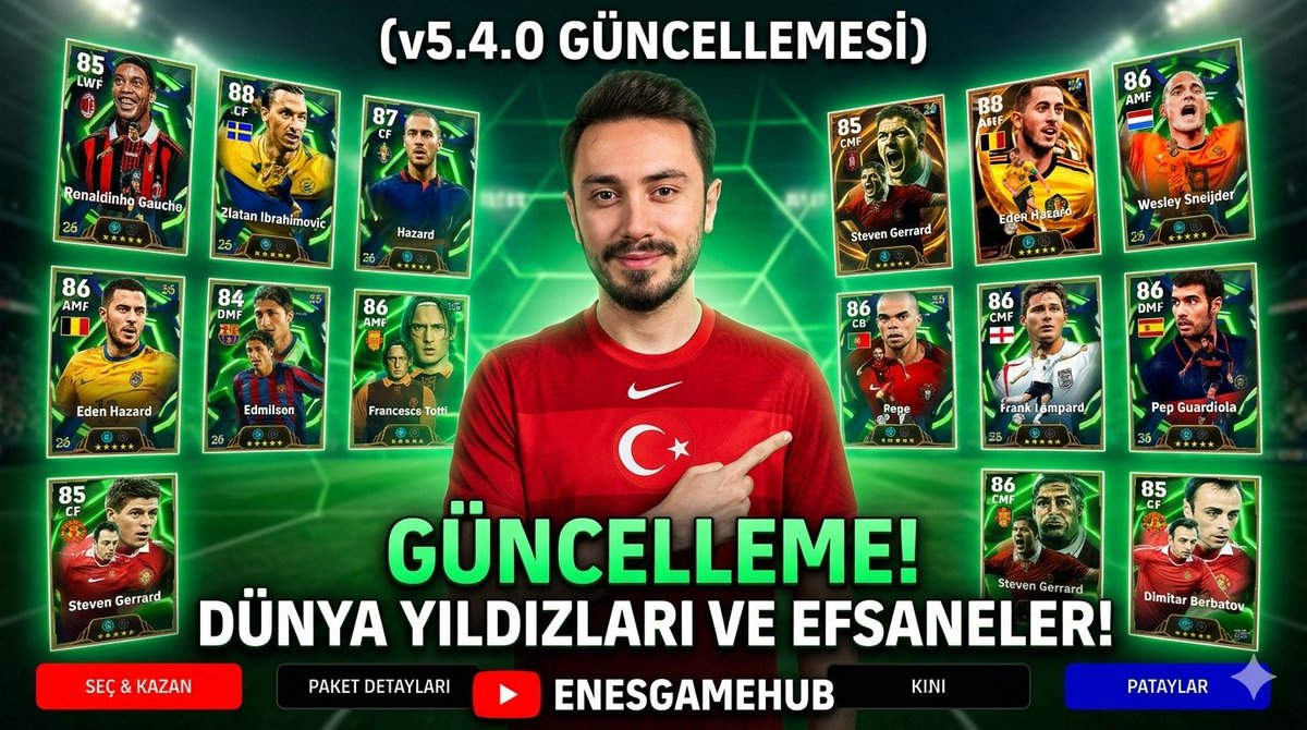 YAYINDA v5.4.0 güncellemesi ve yeni ekipleri inceliyorum.
youtube.com/watch?v=tfdFJu…