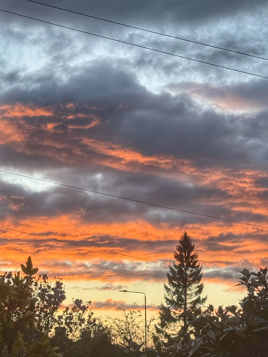 TobyWoody's tweet image. Splendid Thursday evening Newark Avenue Peterborough sunset. No humans were hurt in the taking of these photographs …