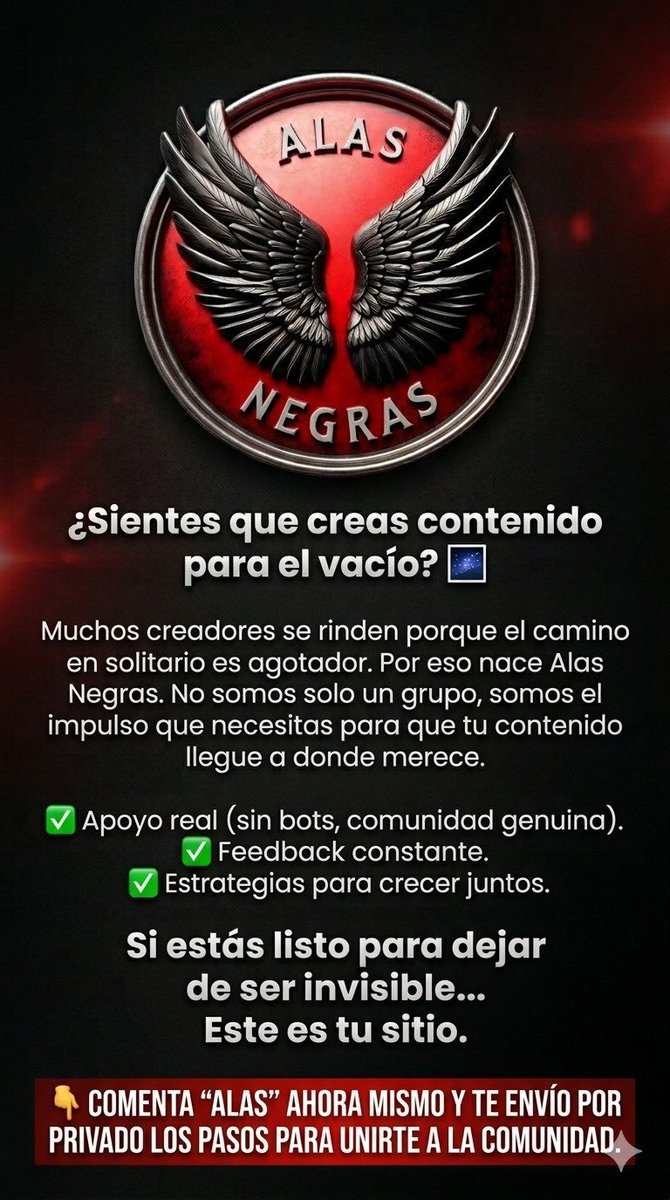 AlasNegrasOfc's tweet photo. https://t.co/P32WcPoyk9