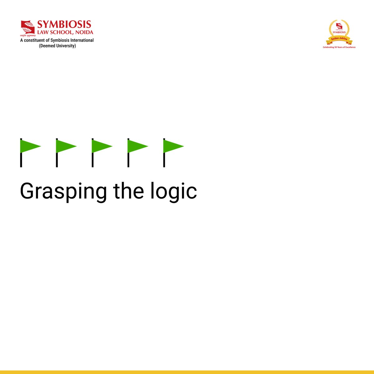 LawNoida's tweet image. Memorising helps you repeat the line. Grasping the logic helps you use it well.
That is where real legal learning begins. 
.
.
.
#lawschool #lawstudents #slsnoida