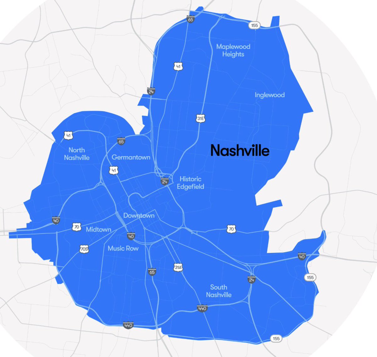 If anyone that lives or is familiar with Nashville let me know what areas are the hardest and what you guys would like to see Waymo being tested in.