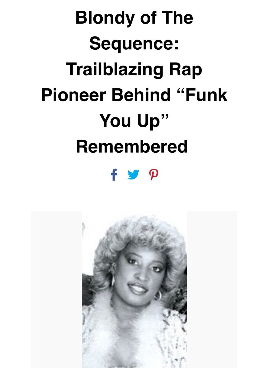 Hiphopandcultu2's tweet photo. Blondy of The Sequence, a pioneering voice in hip-hop, leaves behind a legacy that reaches far beyond a single hit. As a member of one of the first all-female rap groups to achieve mainstream successโฆread more https://t.co/U3aY8oiWTl #Hiphop #Rap #blondy #thesequence #raplegends https://t.co/XEkFt6fXuj