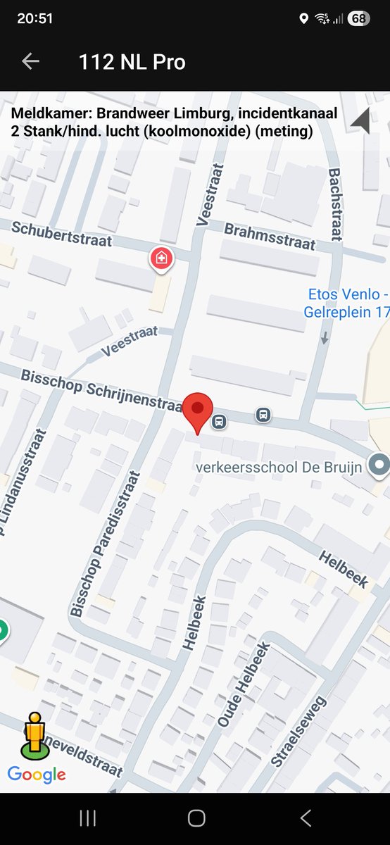 Koolmonoxide meting in Venlo