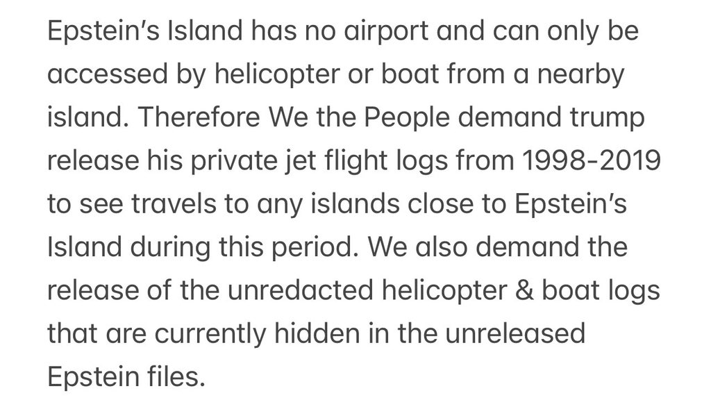 WeWantTheEpsteinList tweet media