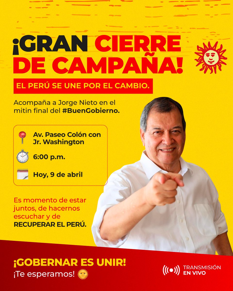 Partido del Buen Gobierno tweet media