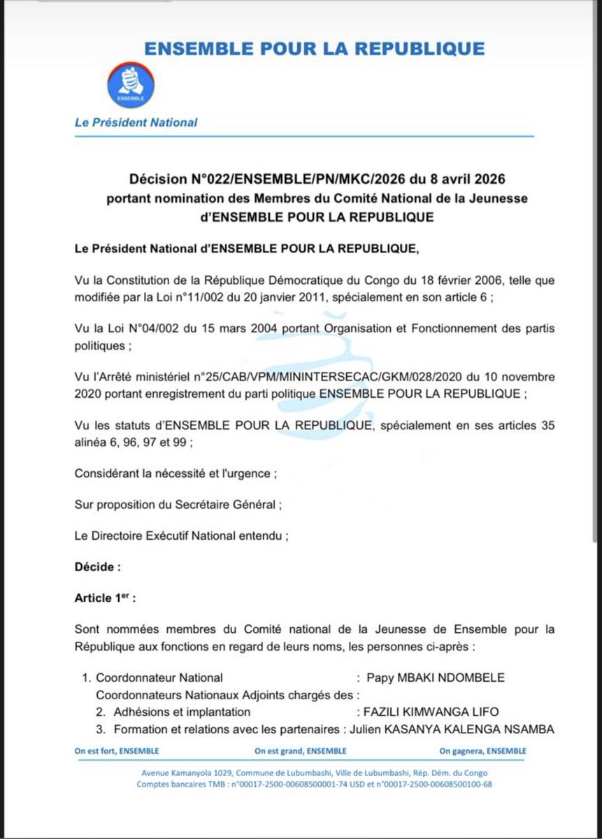 Cynthia Katanga,MBA tweet media