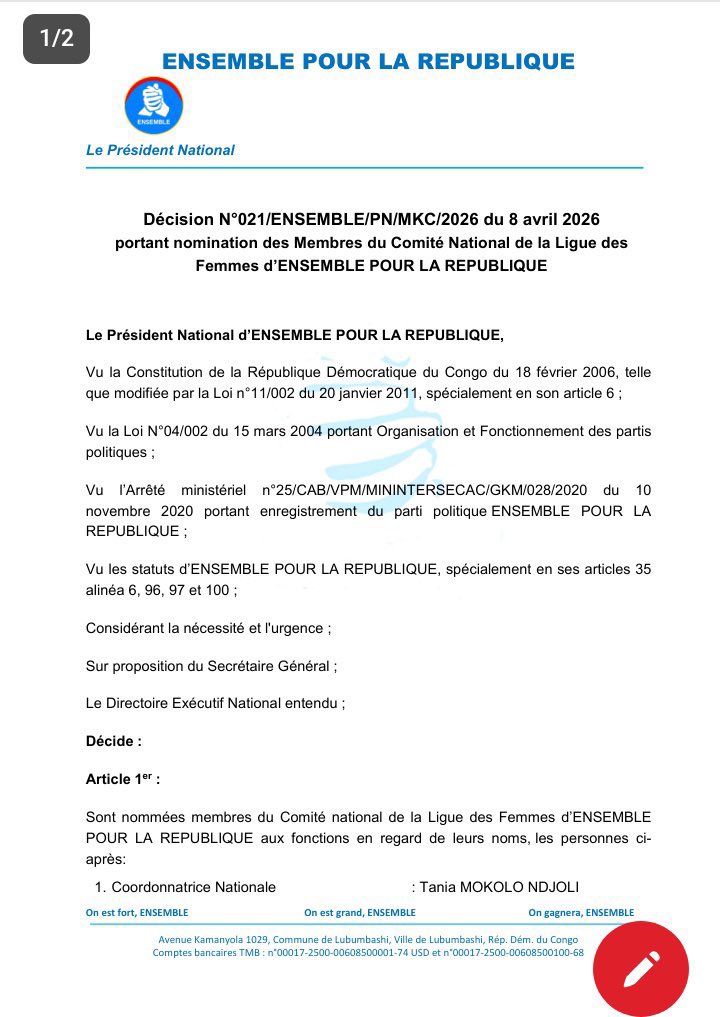 Cynthia Katanga,MBA tweet media