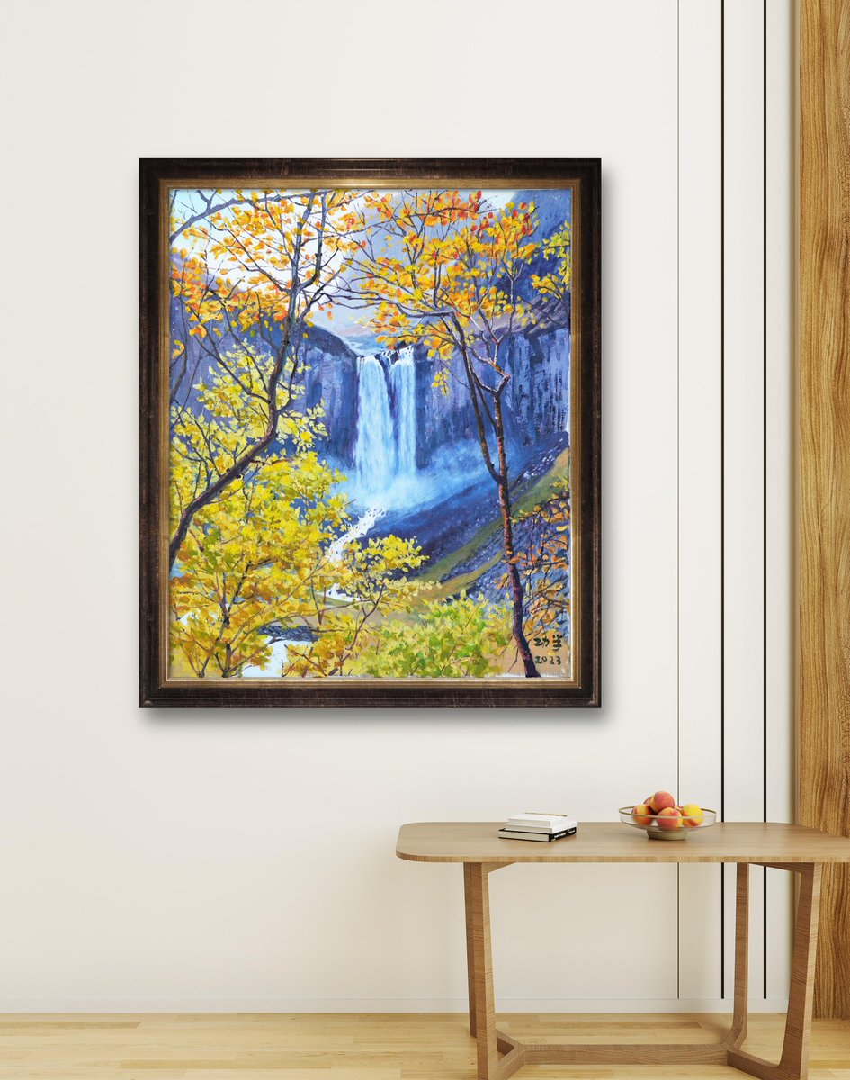 HelioPurcene's tweet photo. "Lost in brushstrokes that hum—this gallery corner breathes color, quiet, and unspoken stories. Art isn’t just seen; it’s felt.  #ArtExperience #MuseMagic" https://t.co/thpKIMXlux
