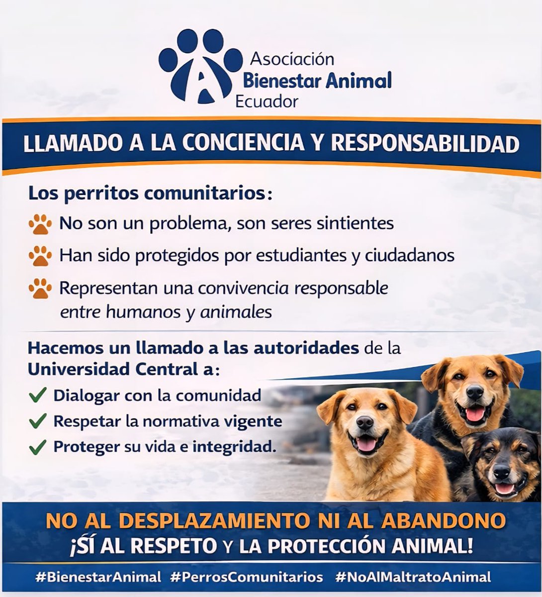 Bienestar Animal Ecuador tweet media