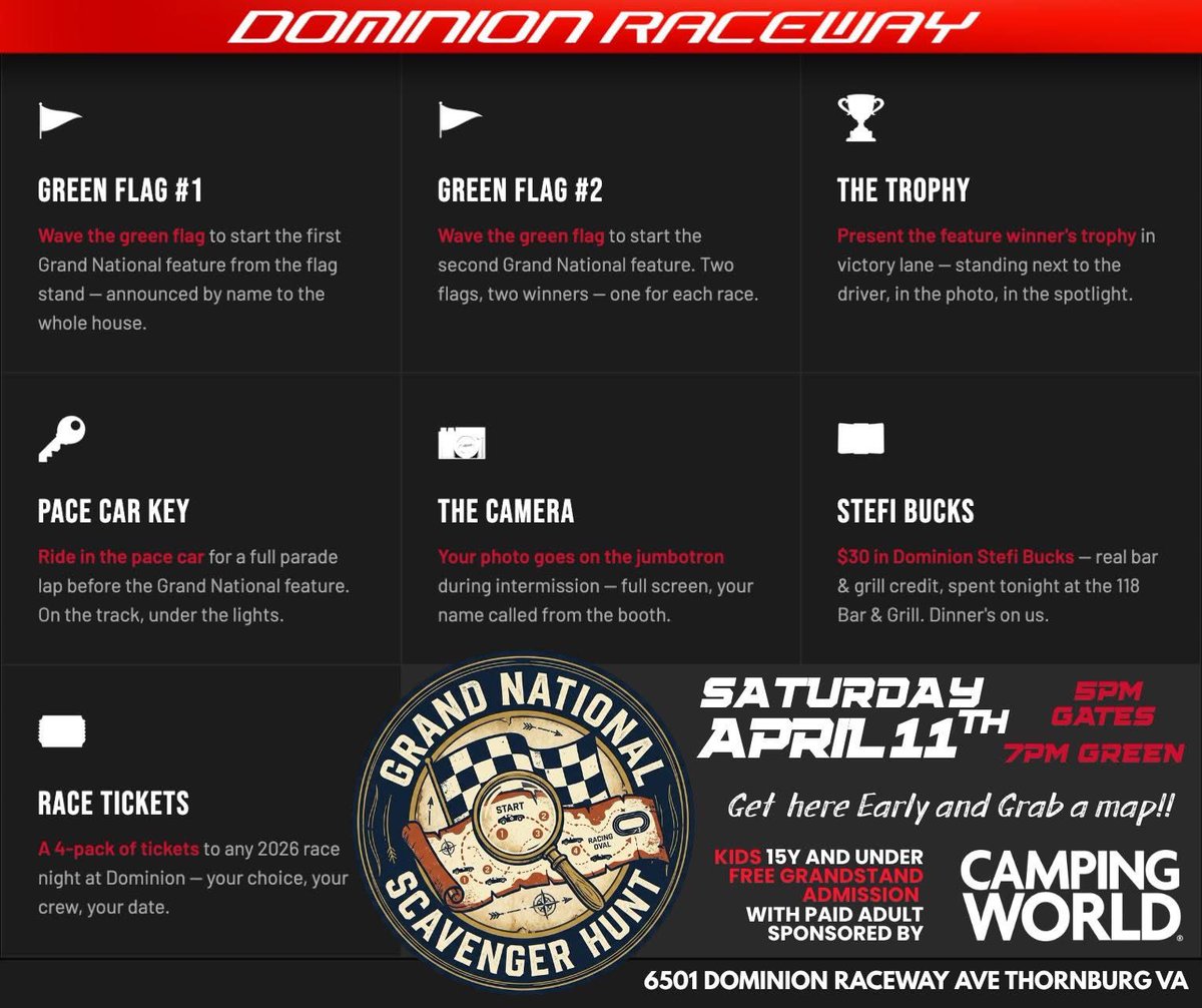 Dominion Raceway tweet media