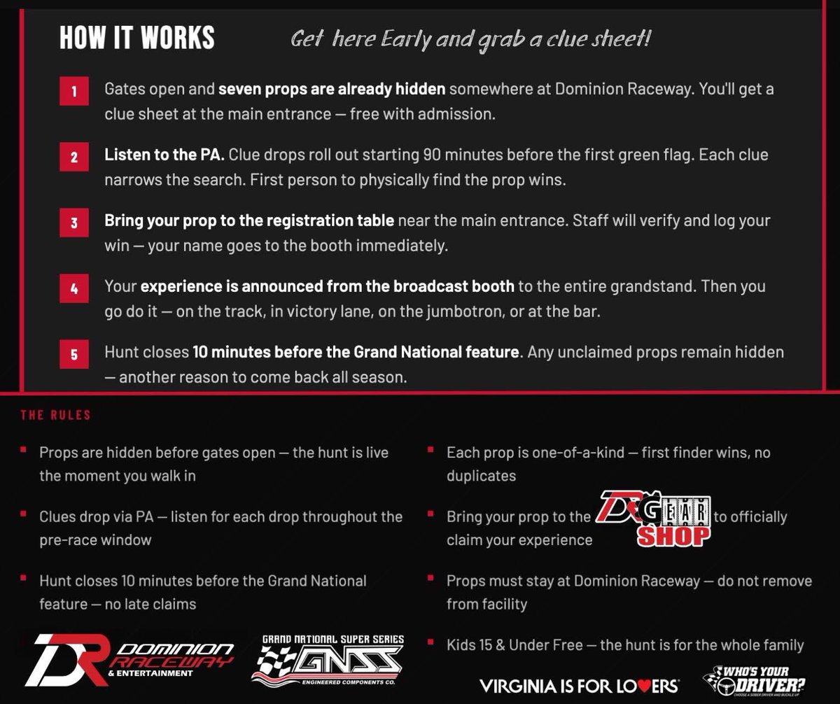 Dominion Raceway tweet media