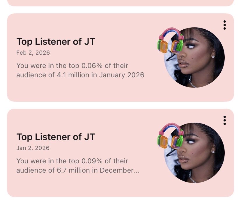 divinerightss's tweet photo. @out6ide @yayayay107003 @OhBishPlzz @rapalert6 Still ain’t gonna support like me 🥹 + over 3k scrobbles THIS month. https://t.co/92w1beXetJ