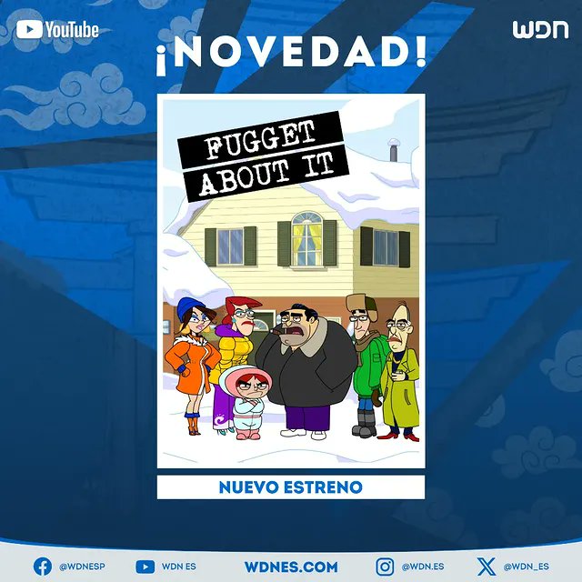 WDN_Topic's tweet photo. 🎙️ | Doblaje
Los primeros tres episodios de "Olvidenlo" ya se encuentran disponibles en el canal de Youtube de Adult Swim Latinoamérica con doblaje, nuevos episodios llegarán progresivamente. La serie se encuentra completa en otro canal. #AdultSwim #Doblaje #FuggetAboutIt https://t.co/XwL8cApCnk
