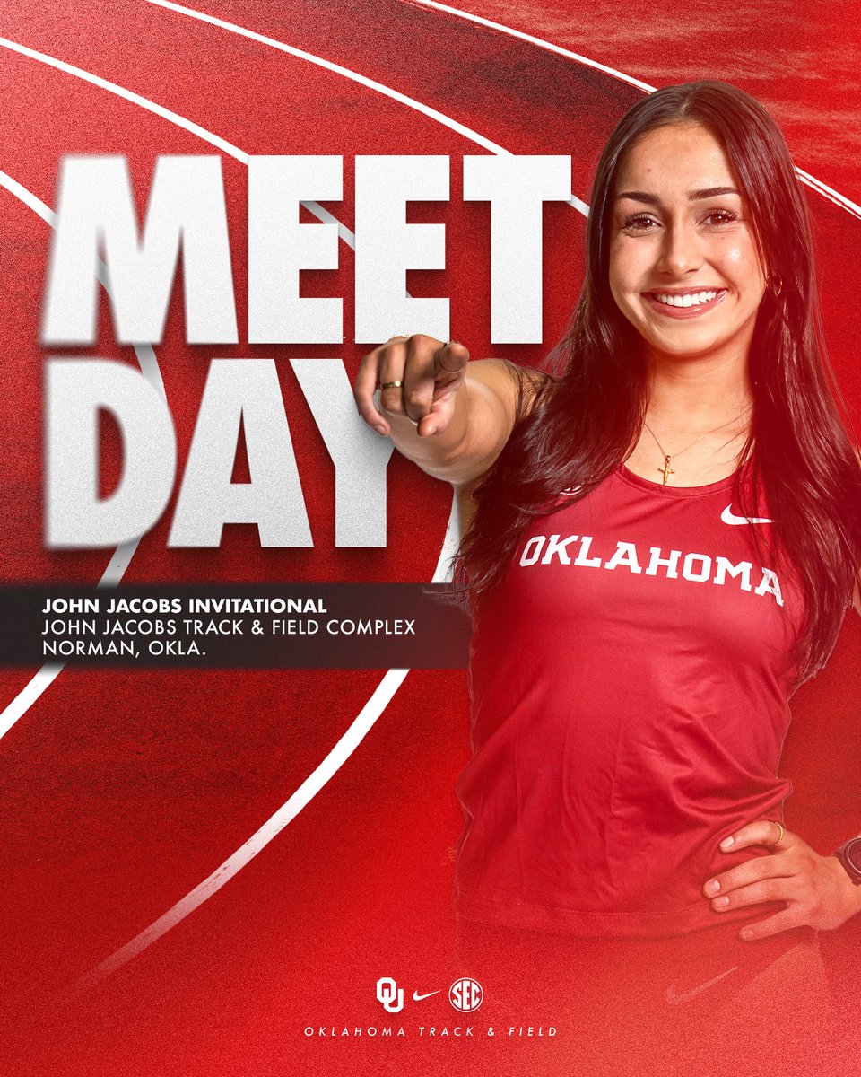 home sweet home 🏡

👟 | John Jacobs Invitational
📍 | Norman
🏟️ | John Jacobs Track &amp; Field Complex
⏰ | 10:30 a.m. CT
🎟️ | free admission!