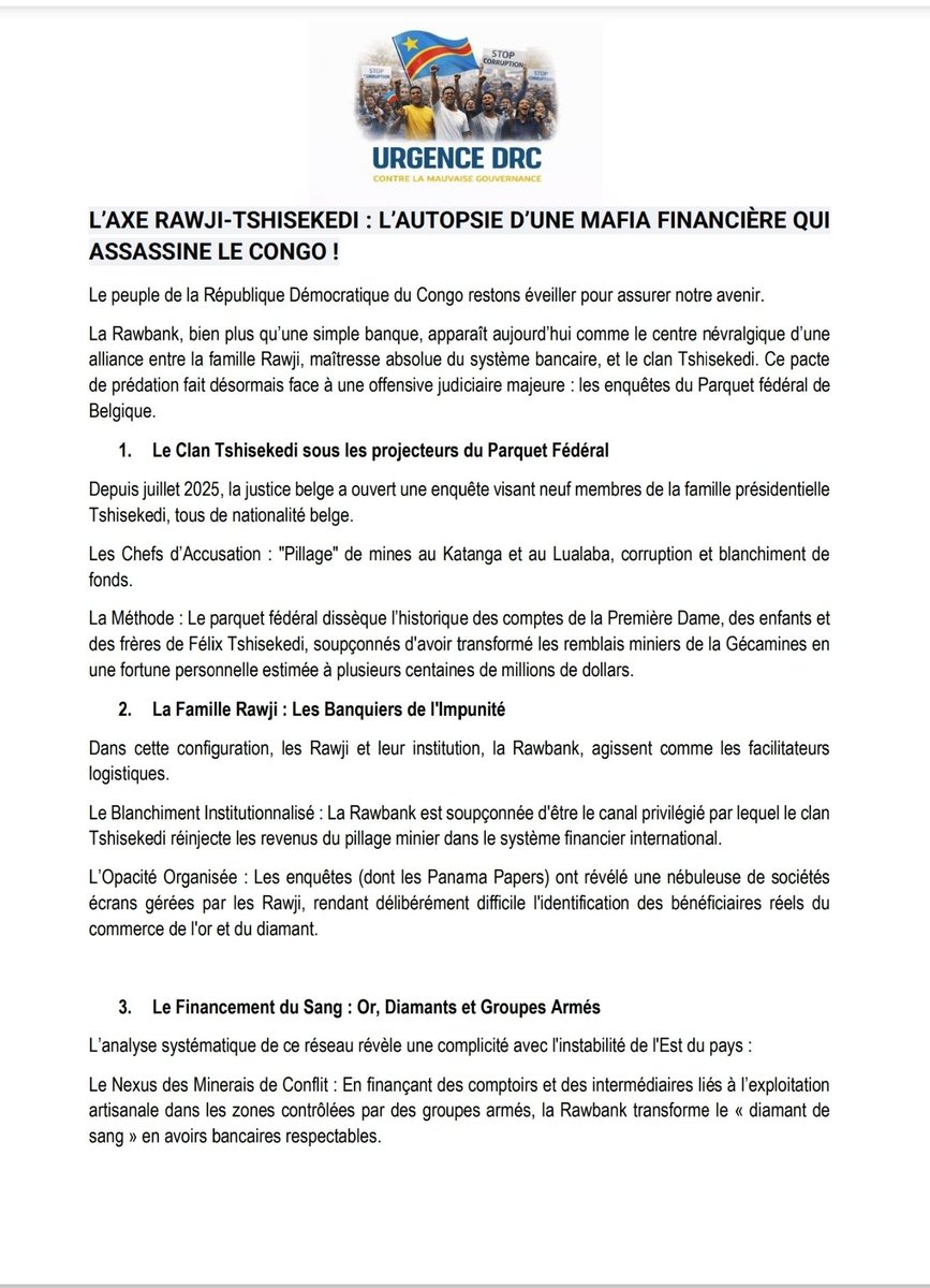 Victor TESONGO :#RDC Fin de la Prédation. tweet media