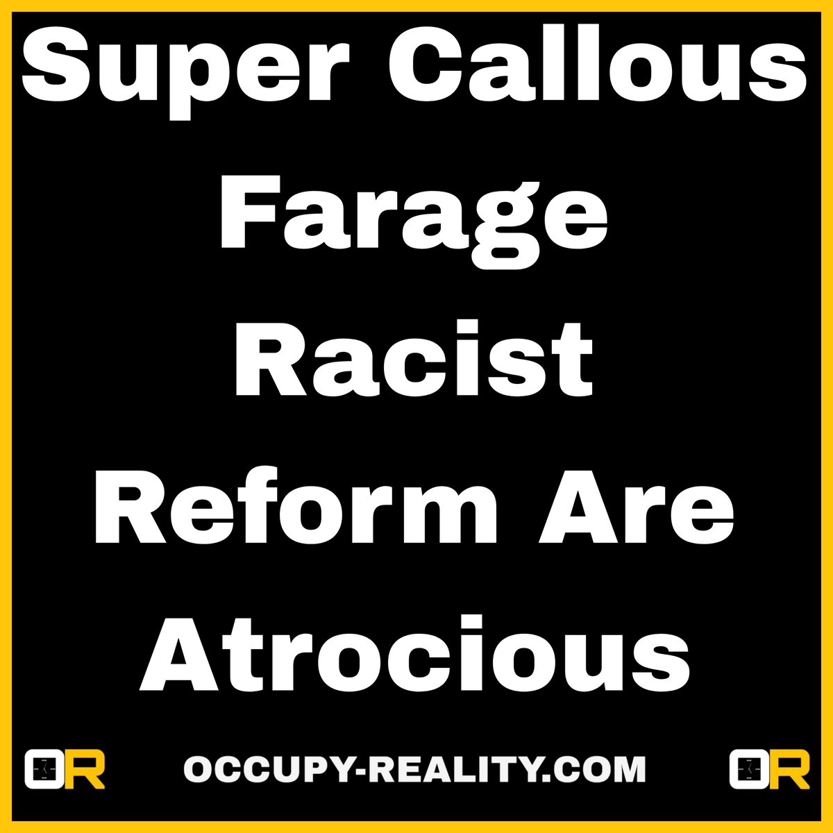 Occupy Reality tweet media