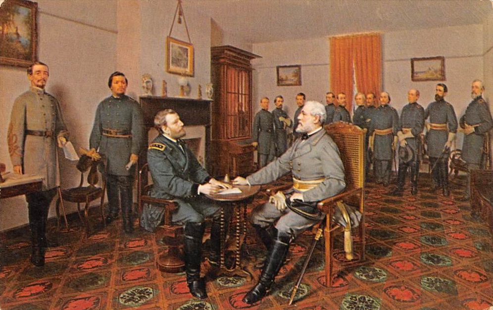 NationalMallNPS's tweet image. A moment President Abraham Lincoln had been hoping for after 4 terrible years, #OTD in 1865, Confederate General Robert E. Lee surrendered to U.S. General Ulysses S. Grant at Appomattox Court House, effectively ending the Civil War. Lincoln &amp;amp; #WashingtonDC celebrated.