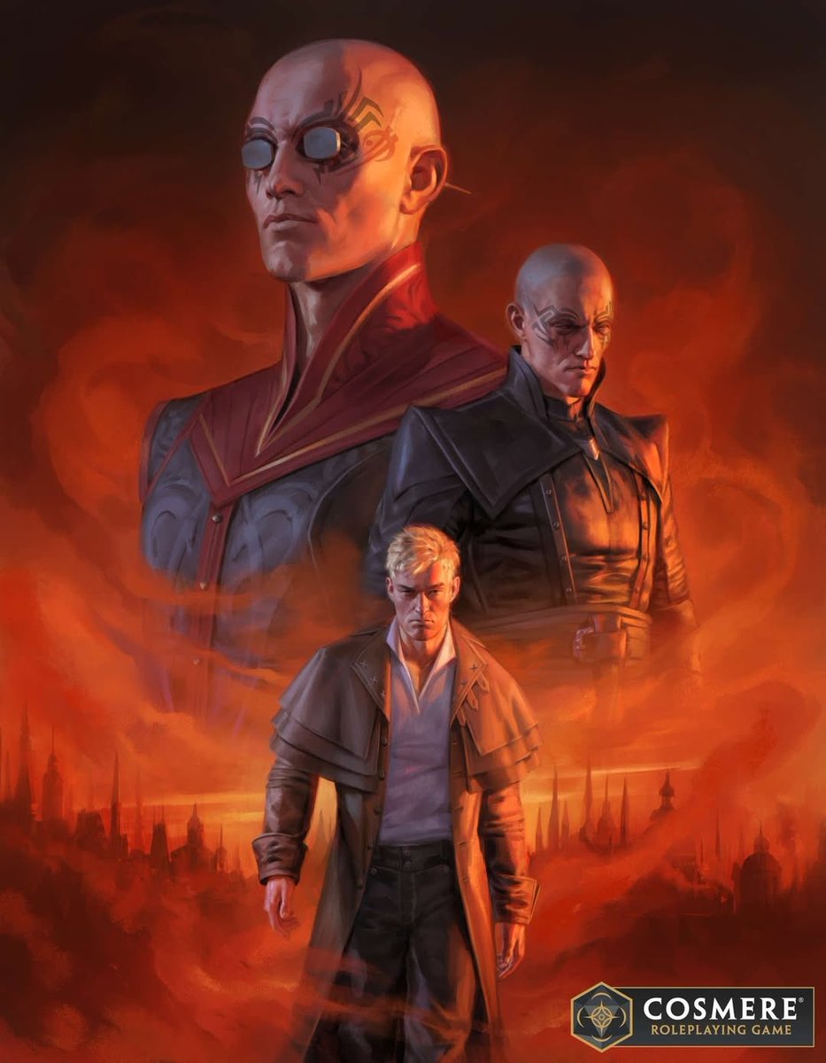 Otra brutal ilustración del Cosmere RPG, esta vez de Kieran Yanner. Esta ilustración estará disponible en el libro de La guía del mundo de Mistborn