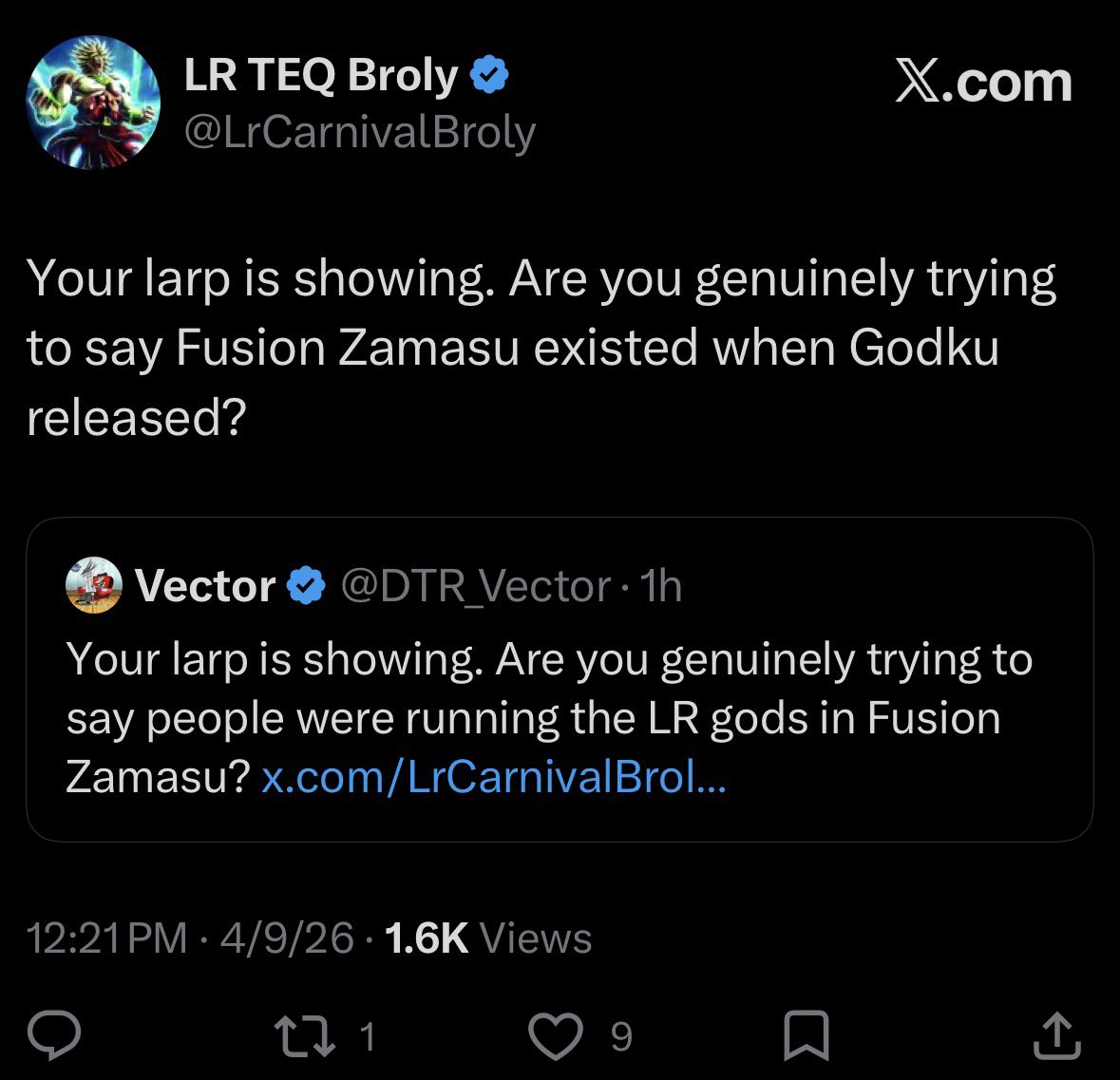 HolyBroly #TEAMVEGETA tweet media