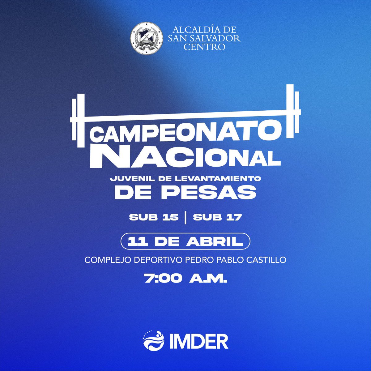 IMDER San Salvador tweet media