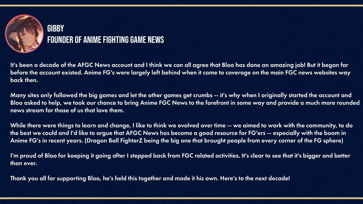 Anime FGC News tweet media