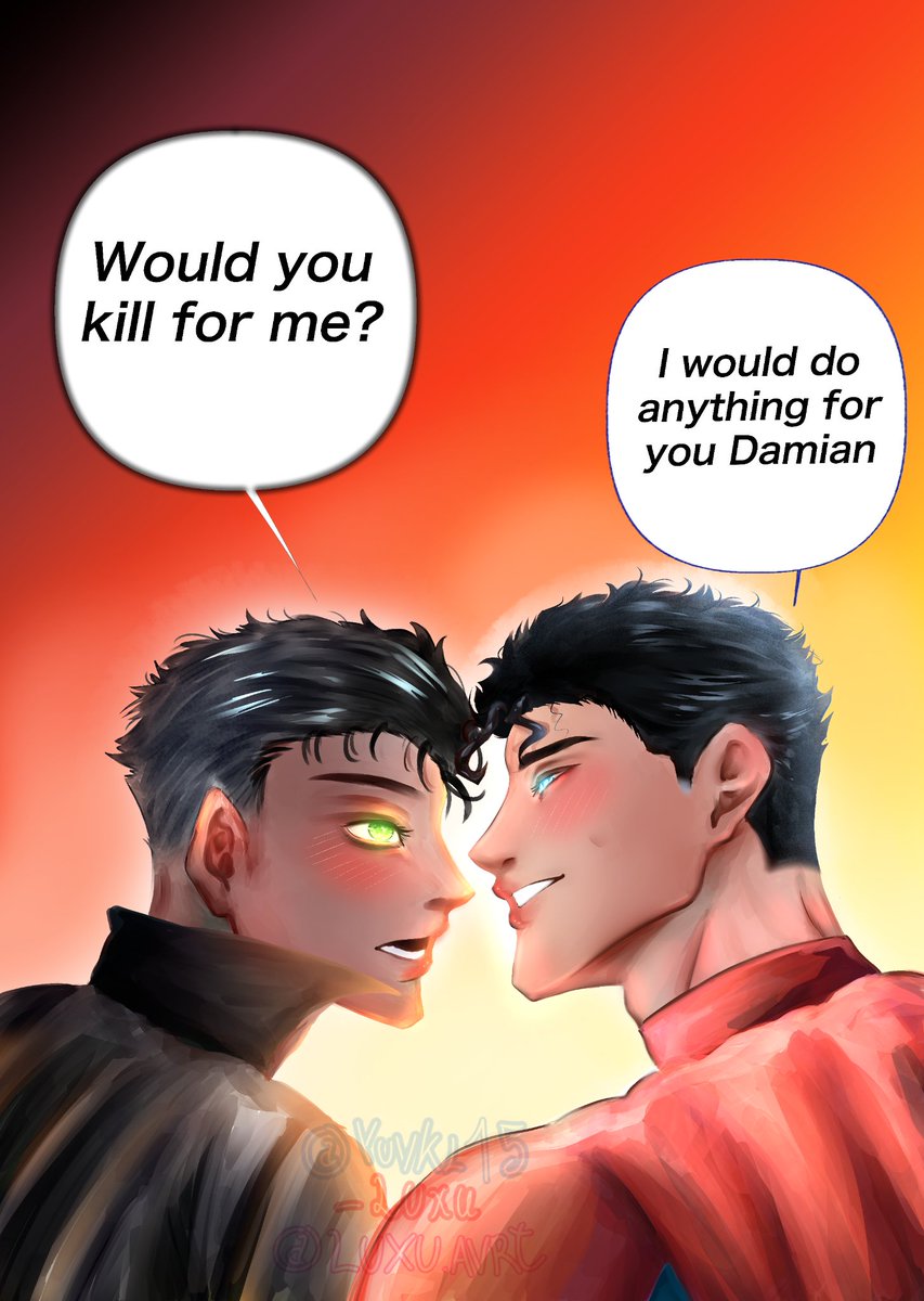 Yvkl15's tweet image. Supersons~ 
.
.
#Jondami #DC #superbat #dccomicsfanart #DamianWayne #JonathanKent