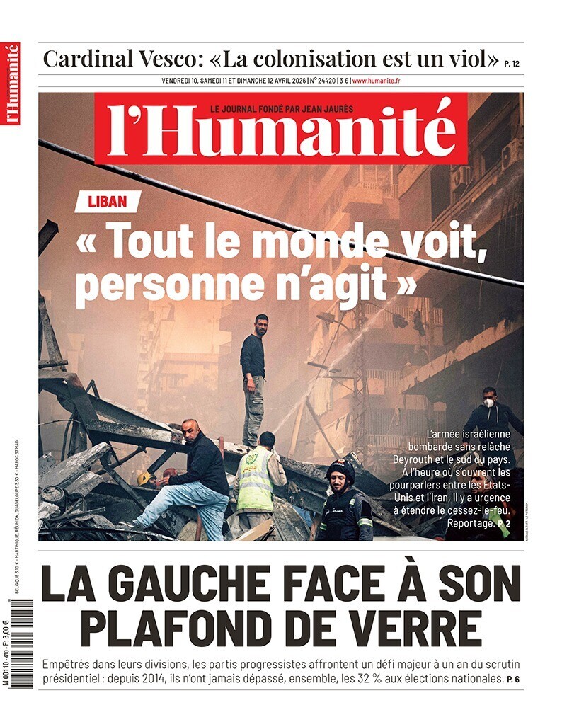 L’Humanité du 10 avril - La gauche face à son plafond de verre

📰 humanite.fr