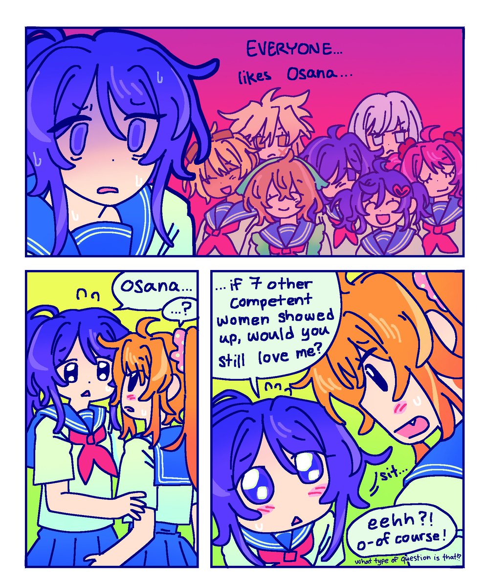 yuridoctrine69's tweet image. #yanderesimulator IF 7 OTHER COMPETENT WOMEN SHOWED UP WOULD YOU STILL LOVE ME😭😭😭😭😭😭😭😭😭😭😭😭😭😭