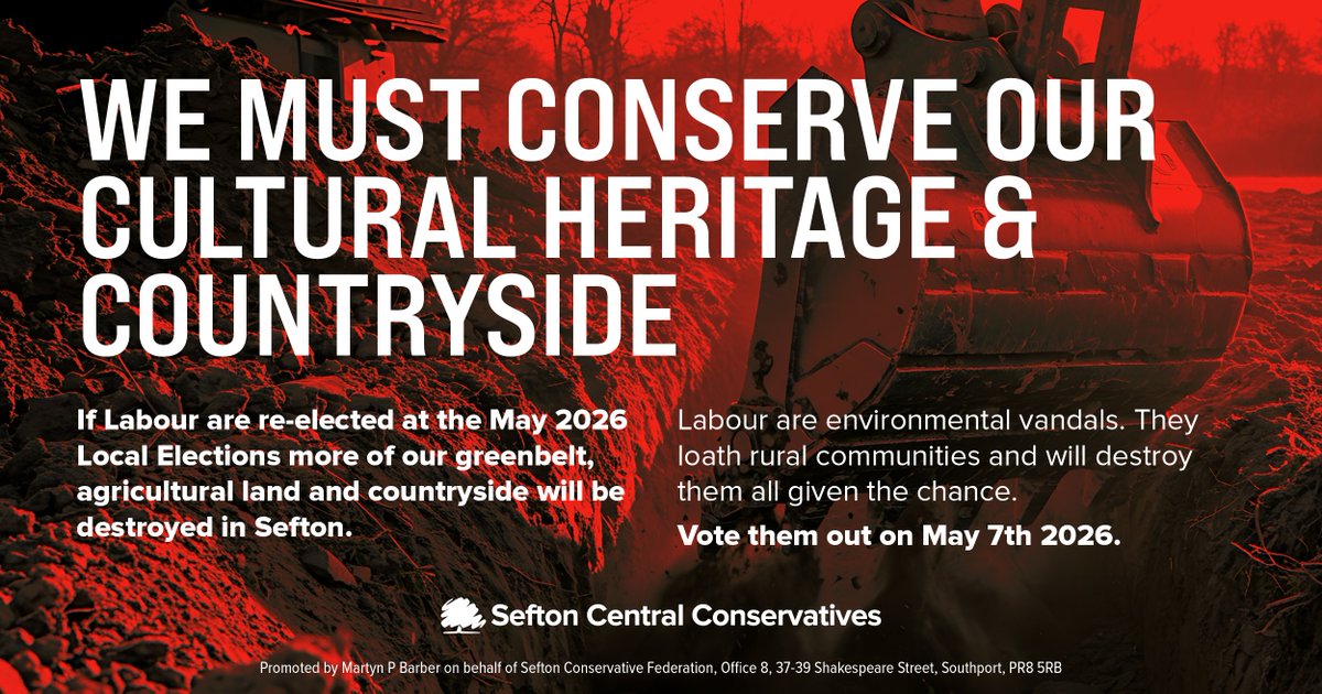 SeftonCF's tweet image. Only your Local Conservatives WILL stand up for the rural communities across Sefton Central

#Hightown #Ince Blundell #Carr Houses #Lady Green #Little Crosby #Sefton Village #Lunt Village #Homer Green #Melling rural #Melling Mount # East Formby #East Maghull #North Lydiate