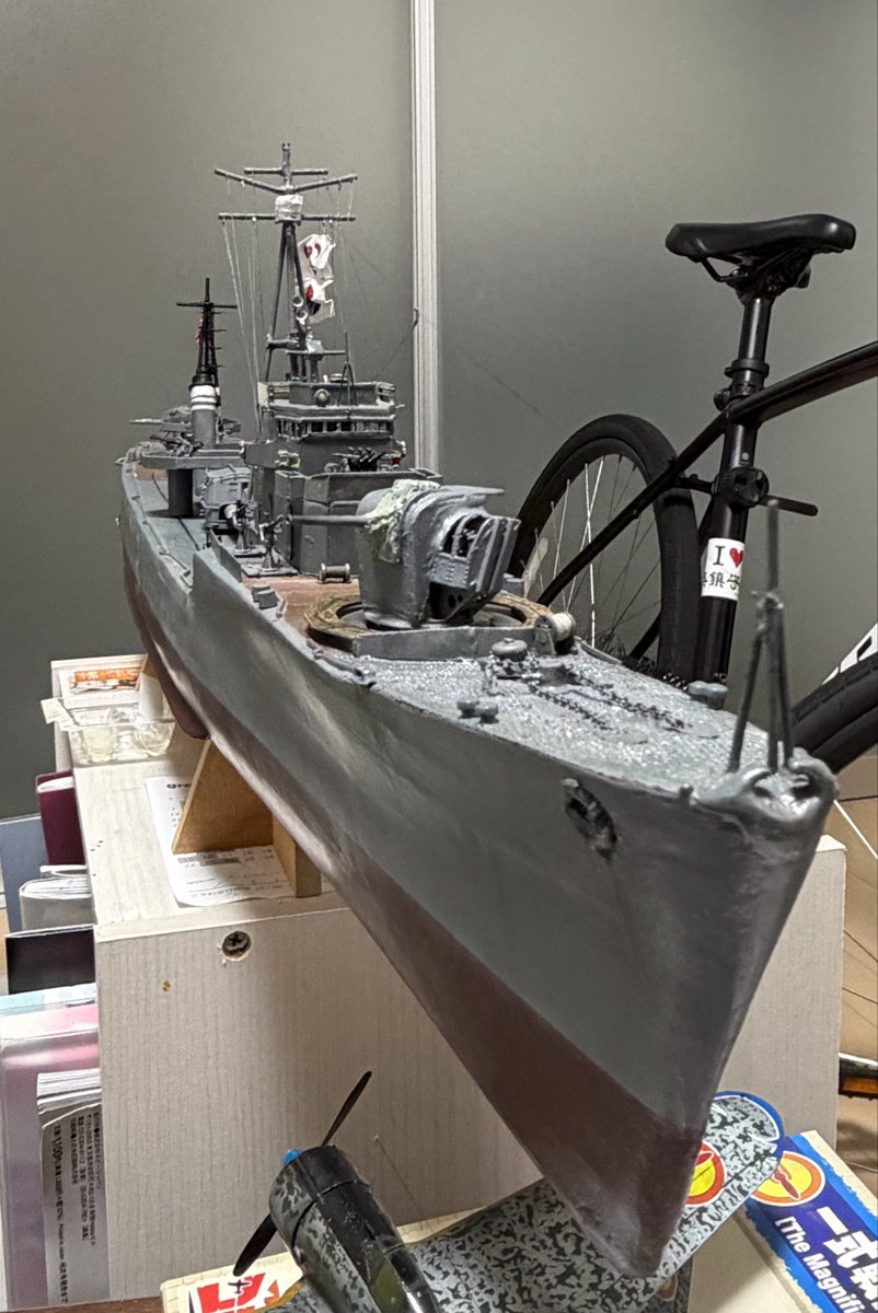 夕凪隊🚩昇 @パラオ泊地⚓️木製艦船模型アーティスト（仮） tweet media