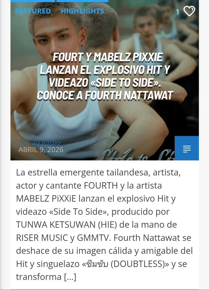 Los 20 Radio tweet media