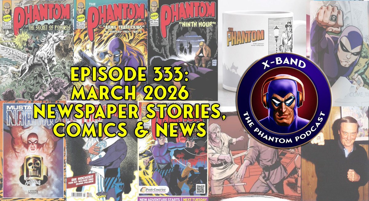 Chronicle_Tweet's tweet image. We review &amp;amp; discuss #Phantom comics, @ComicsKingdom stories, &amp;amp; related news incl new products to buy, #ThePhantom back in PNG &amp;amp; Finland, updates on the video game &amp;amp; more.
You can watch on our website, YouTube channel or listen on your fav podcast player
buff.ly/dPqEGBO