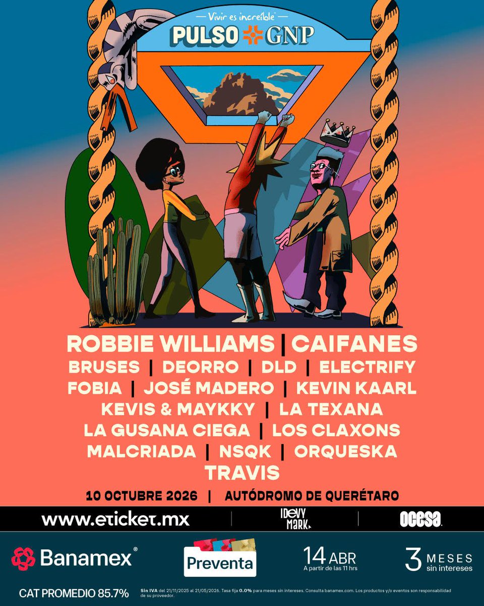 seitrack's tweet photo. #TalentoSeitrack en @PulsoGNP ☄️🚨
👉🏼 @CaifanesMx
👉🏼 @dldmexico
#PreventaBanamex: Abril 14
Venta General: Abril 15
Boletos en @eticket 🎫 https://t.co/nQc7UDeUwl