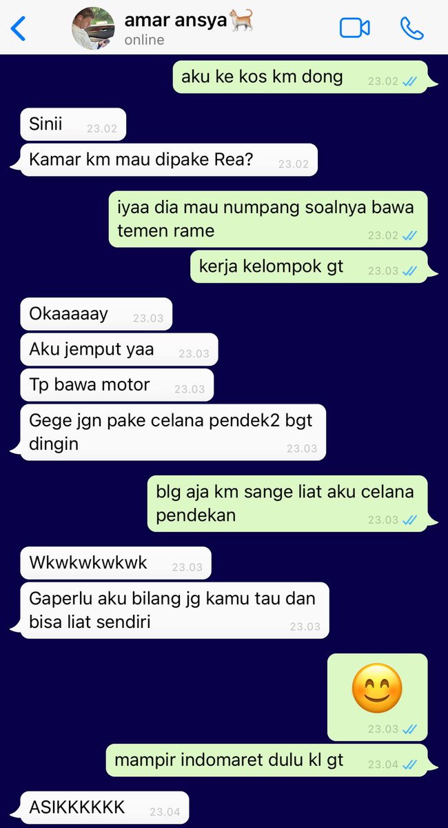 congaxtion's tweet photo. obrolan hari-hari

(cw // suggestive conversation) https://t.co/c1qubf5Omk